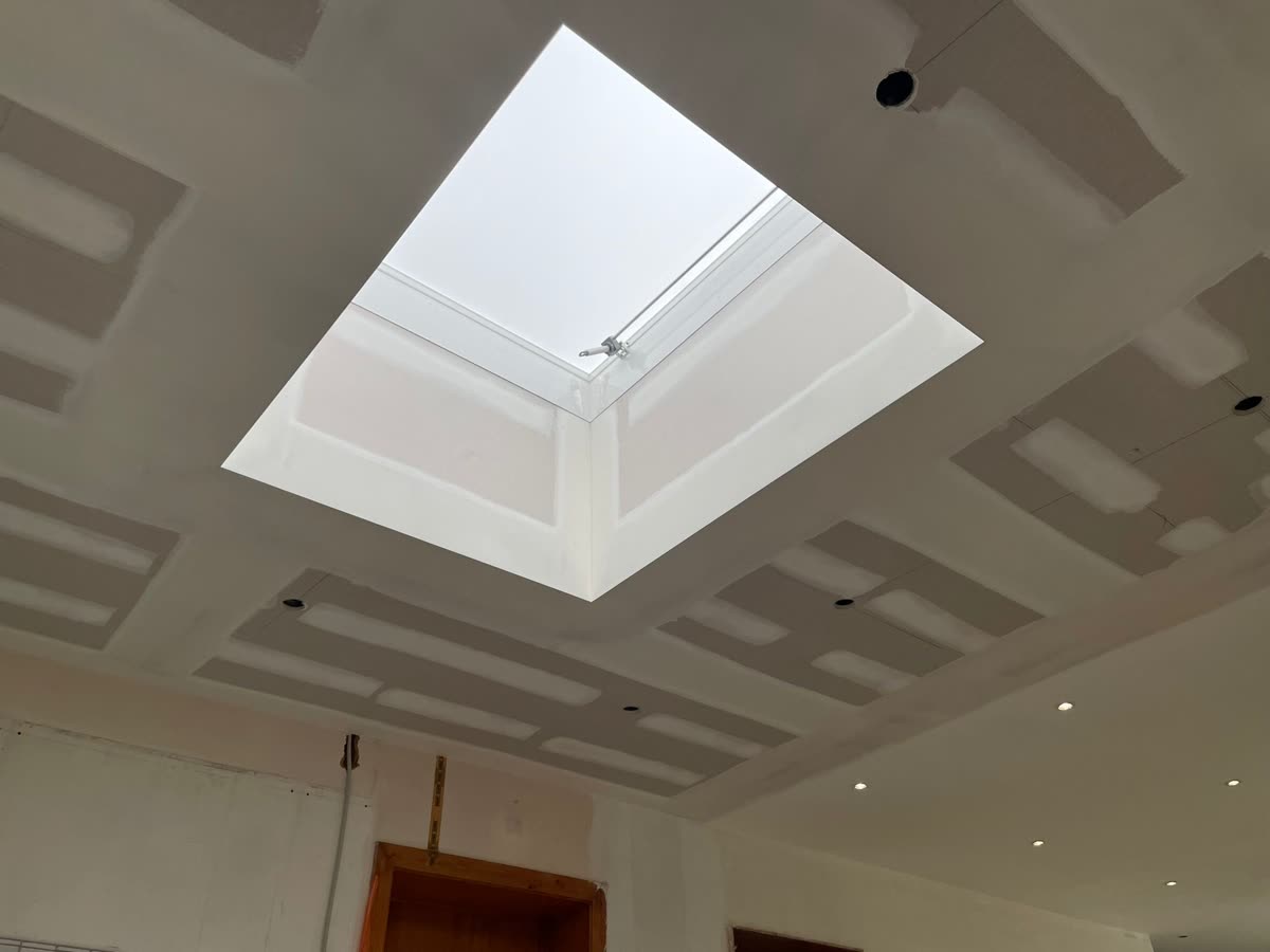 Faux plafond avec verrière